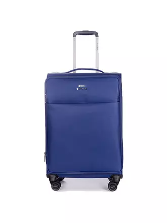STRATIC | Trolley blando LIGHT M 65cm negro | dunkelblau